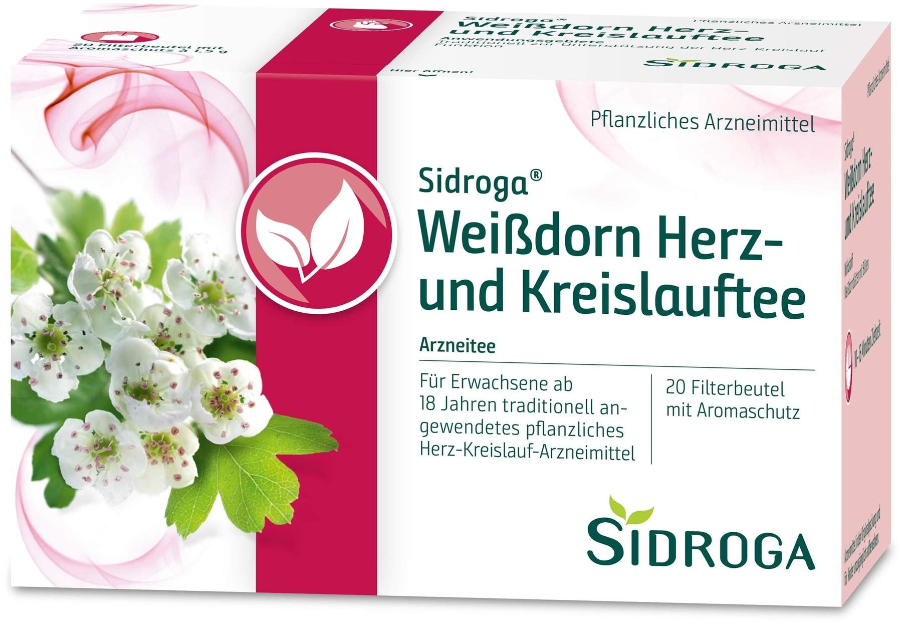 Sidroga Herz Kreislauftee 20 Filterbeutel