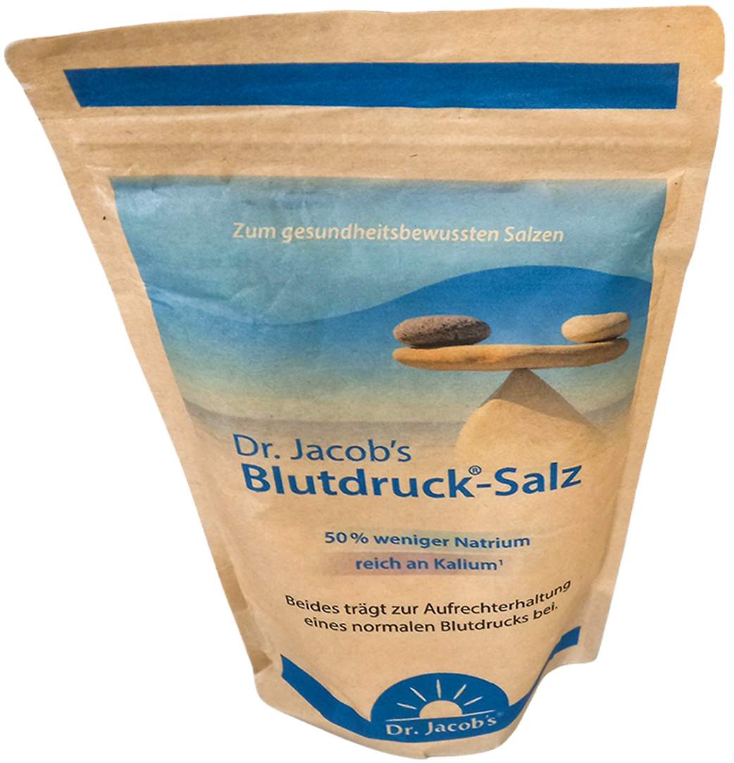 Blutdruck-Salz Mit Kalium 500 G Nachfüllbeutel
