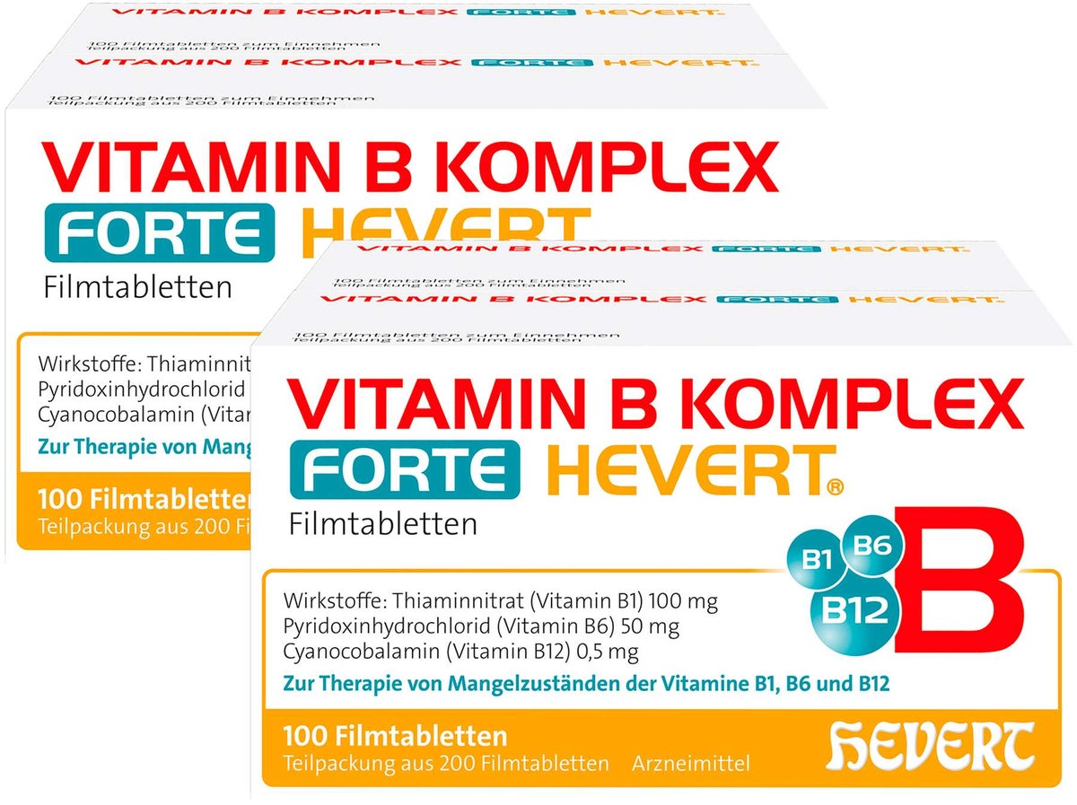 Vitamin B Komplex Forte Hevert 2 x 200 Tabletten