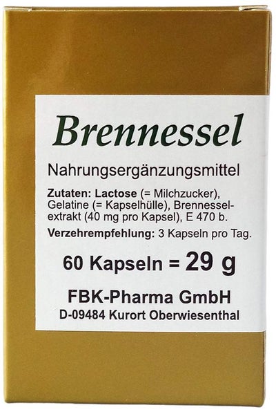 Brennessel Kapseln