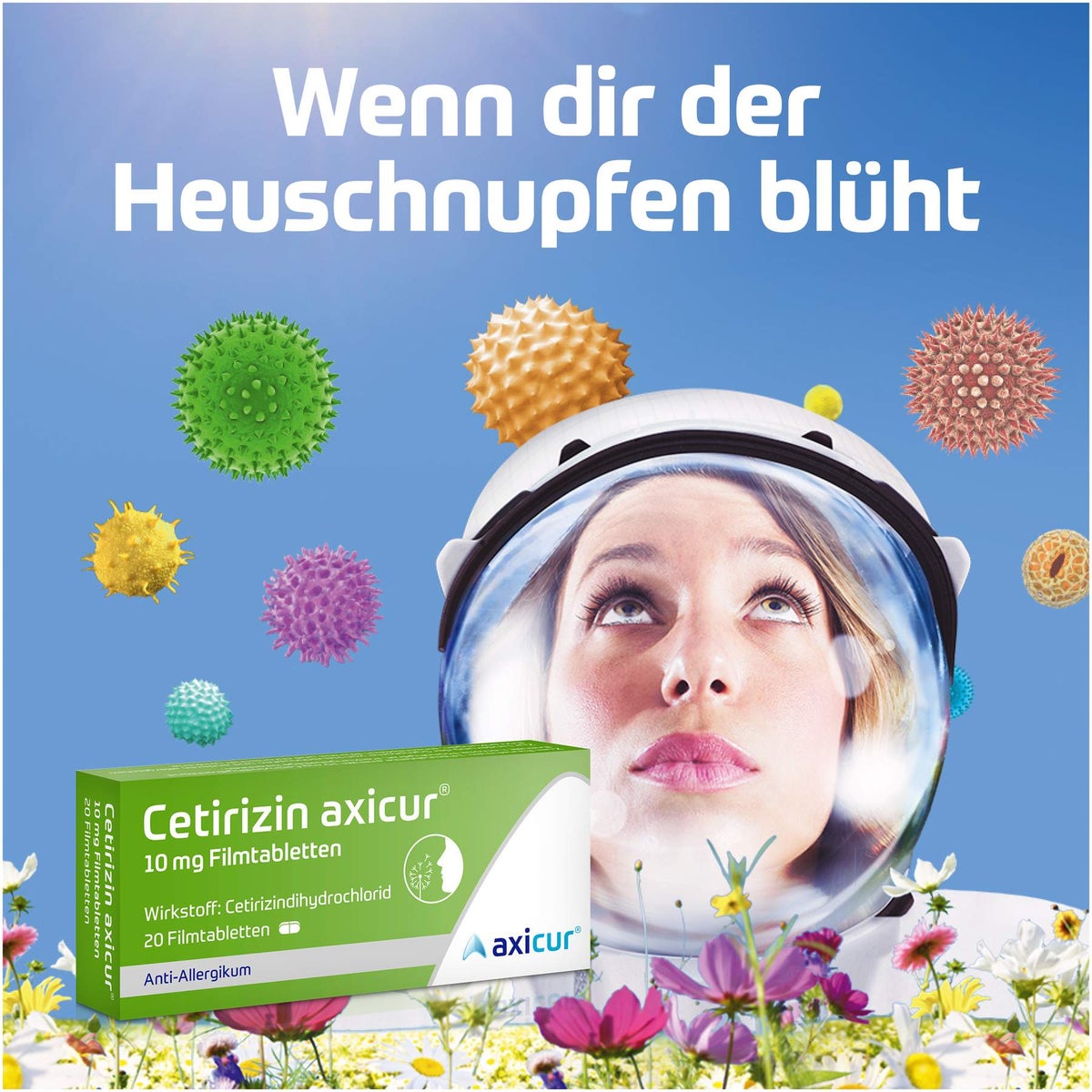 Cetirizin Axicur 10 mg 100 Filmtabletten