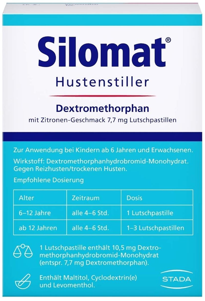 Silomat Hustenstiller DMP Zitrone 40 Lutschpastillen