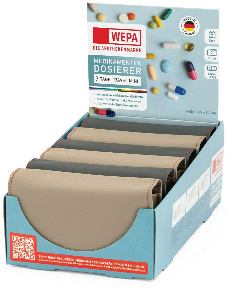 WEPA 7 Tage Travel Mini Wochenmagazin Farbig Sortiert