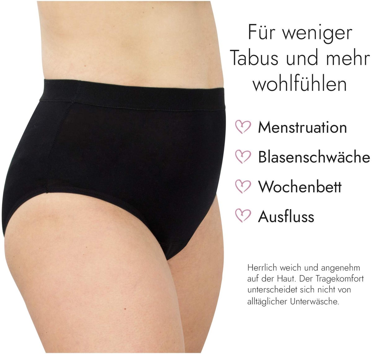 Perioden High-Waist Slip Größe 50-52 (XXL)