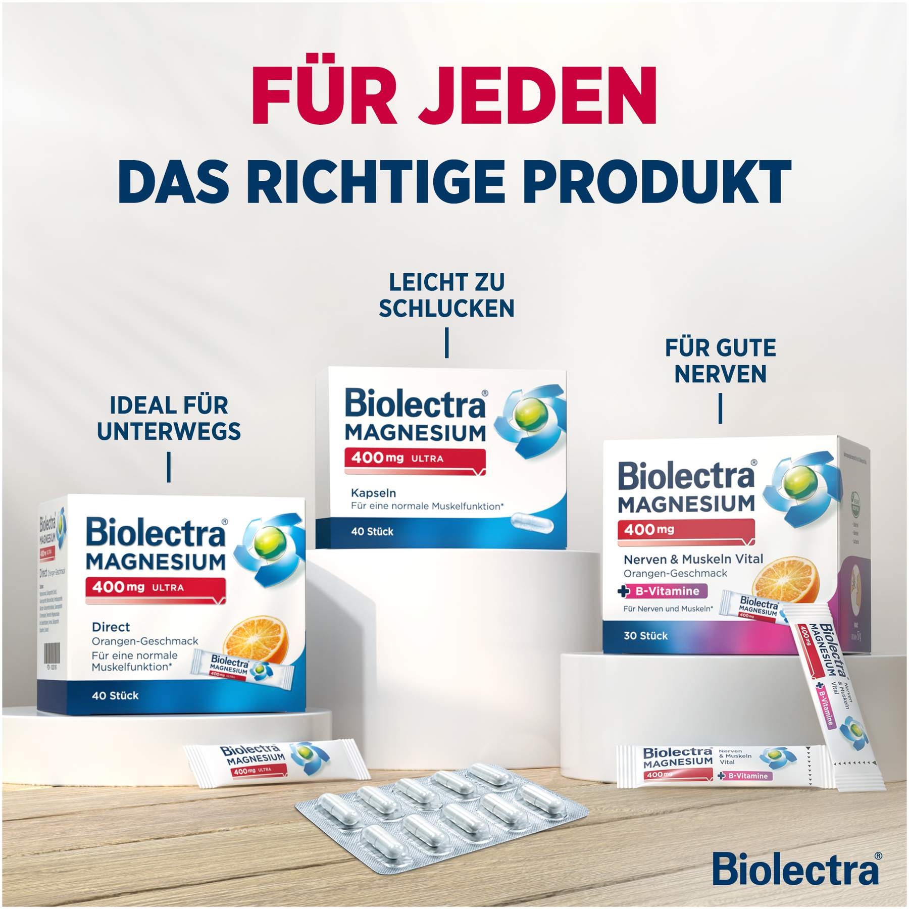 Biolectra AktivPlus Energie & Muskeln Erdbeere 60 Weichgummis