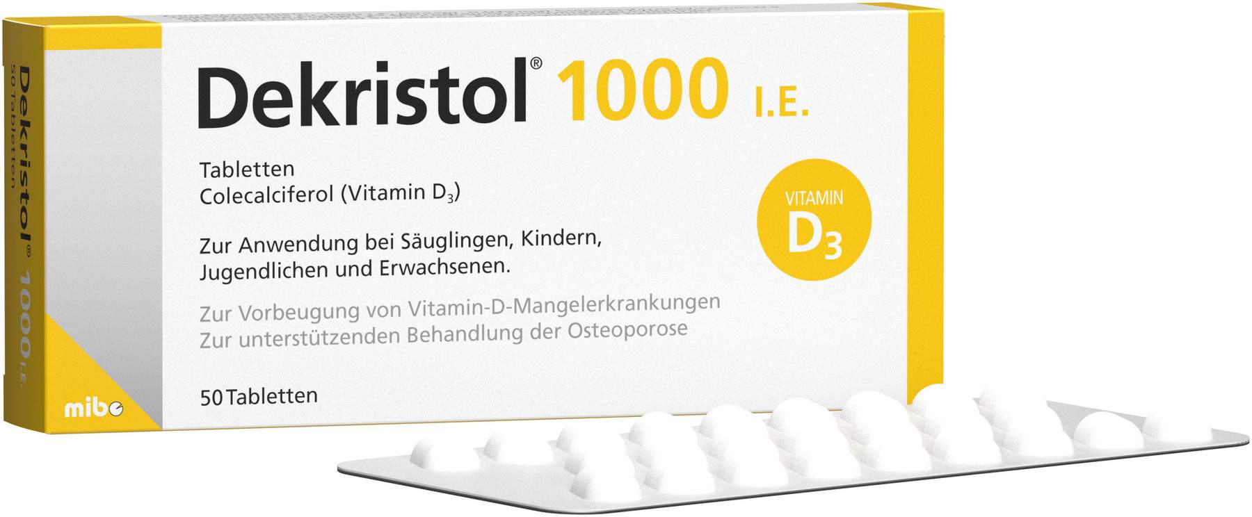 Dekristol 1.000 I.E. 50 Tabletten
