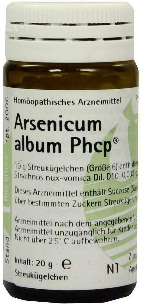 Arsenicum Album Phcp Globuli 20 G Globuli