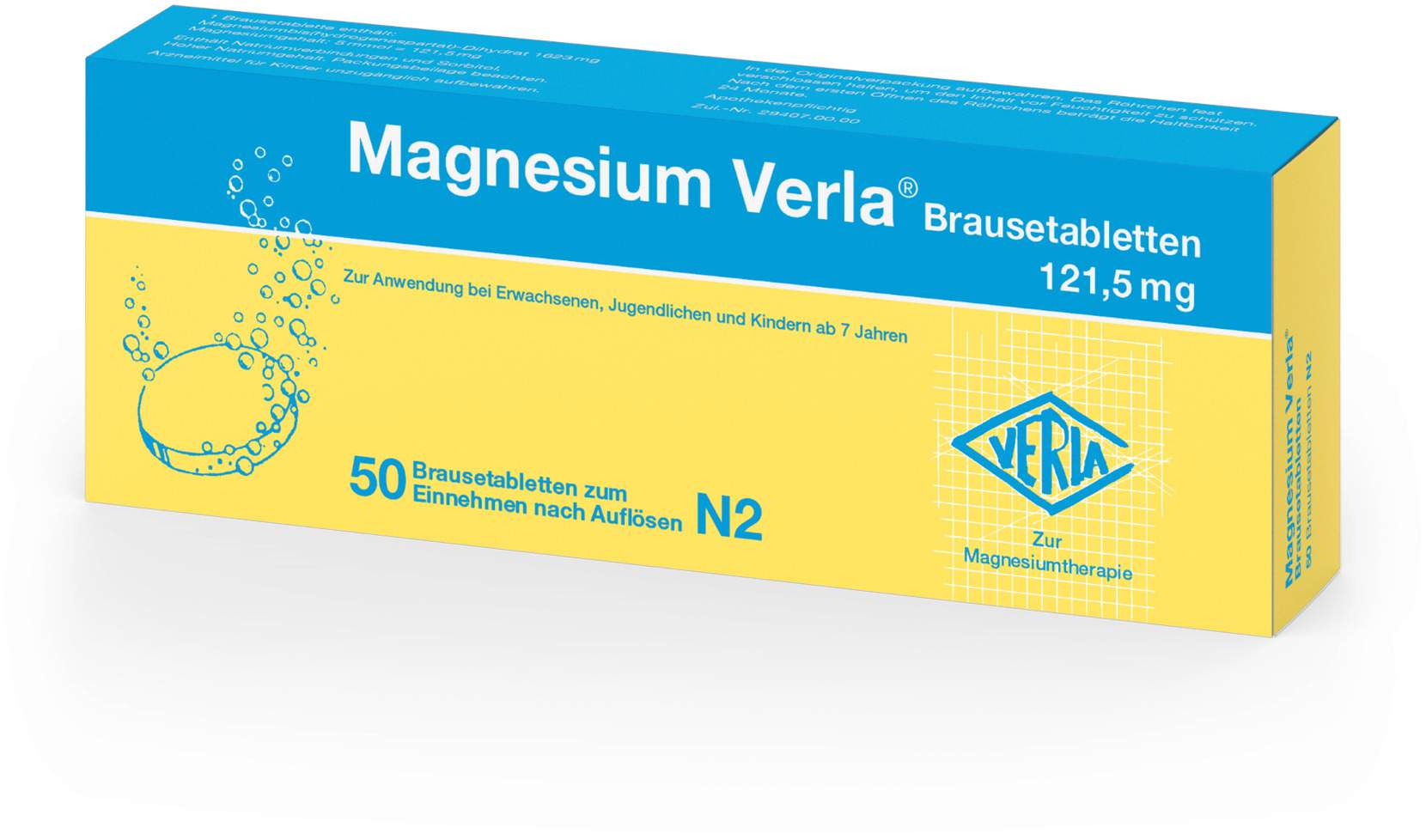Magnesium Verla Brausetabletten 50 Stück