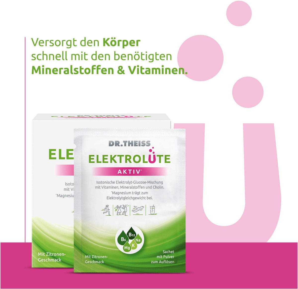 Dr. Theiss Elektrolüte aktiv Pulver 15 Beutel