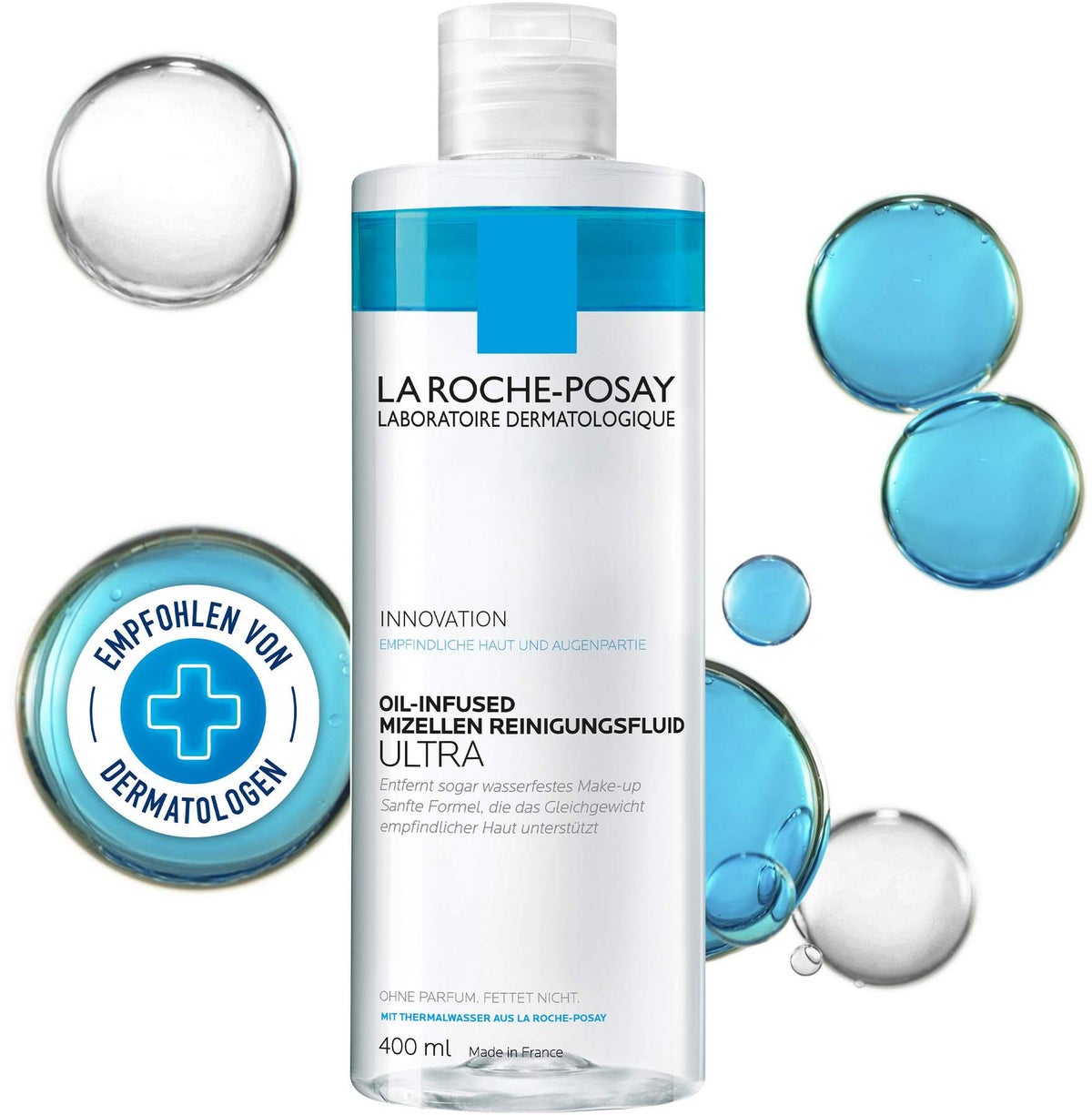 La Roche Posay Oil Infused Mizellen Reinigungsfluid 400 ml