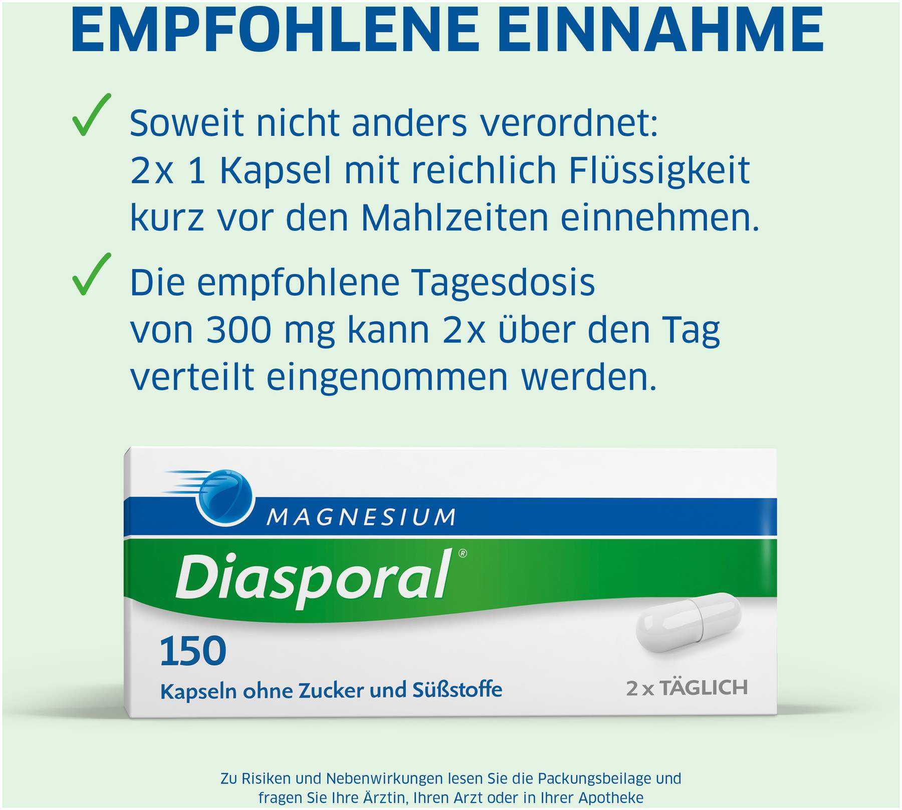 Magnesium Diasporal 150 50 Kapseln
