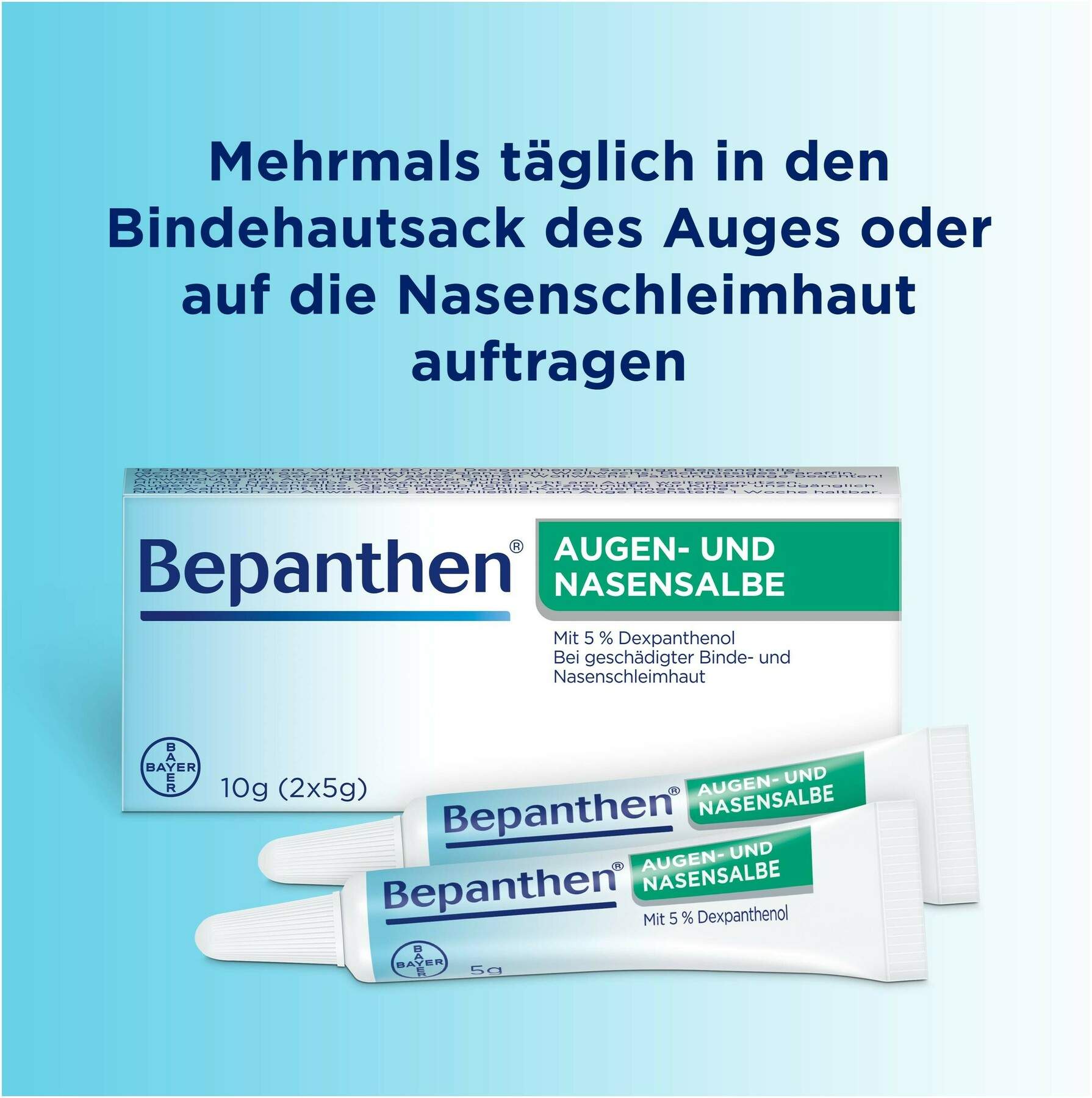 Bepanthen Augen- und Nasensalbe 2 x 10 g