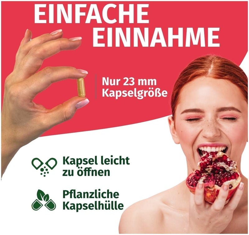 Green Naturals Granatapfel+40% Ellagsäure 180 Kapseln