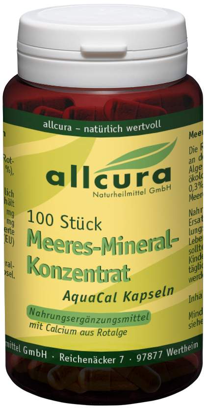 Meeresalgen-Mineral-Konzentrat Mit Natürlichem Calcium Kapseln