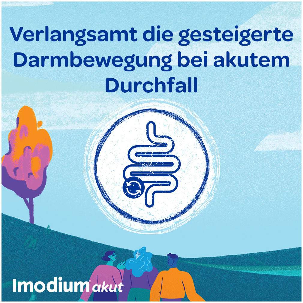 Imodium akut lingual 2 mg 12 Schmelztabletten