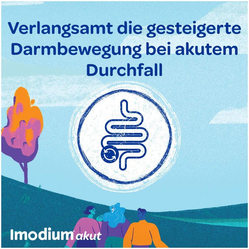 Imodium akut lingual 2 mg 12 Schmelztabletten