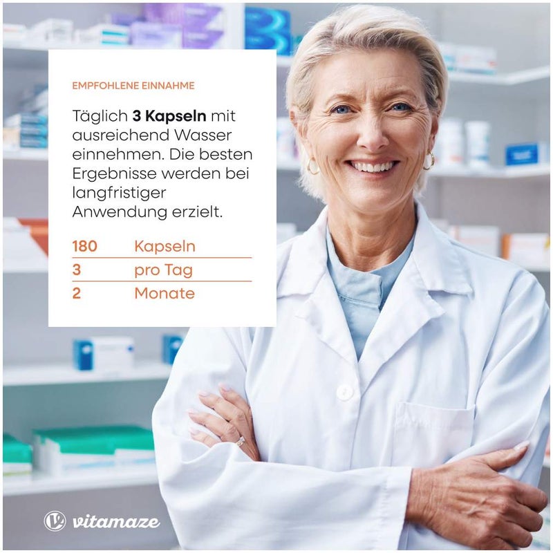 Magnesiumcitrat 360 mg Vegan 180 Kapseln