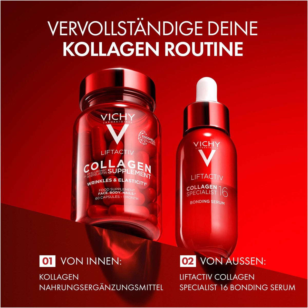 Vichy Kollagen Nahrungsergänzungsmittel 60 Kapseln