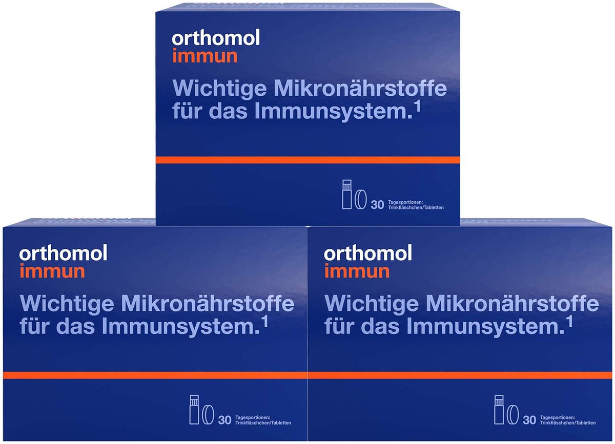 Orthomol immun Trinkampullen-Tabletten 3 x 30 Stück
