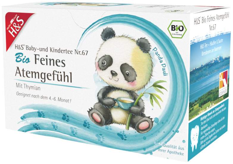 H&S Bio Baby- und Kindertee Feines Atemgefühl 20 Filterbeutel