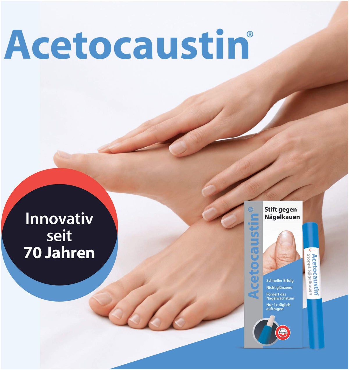 Acetocaustin Stift gegen Nägelkauen 3 ml