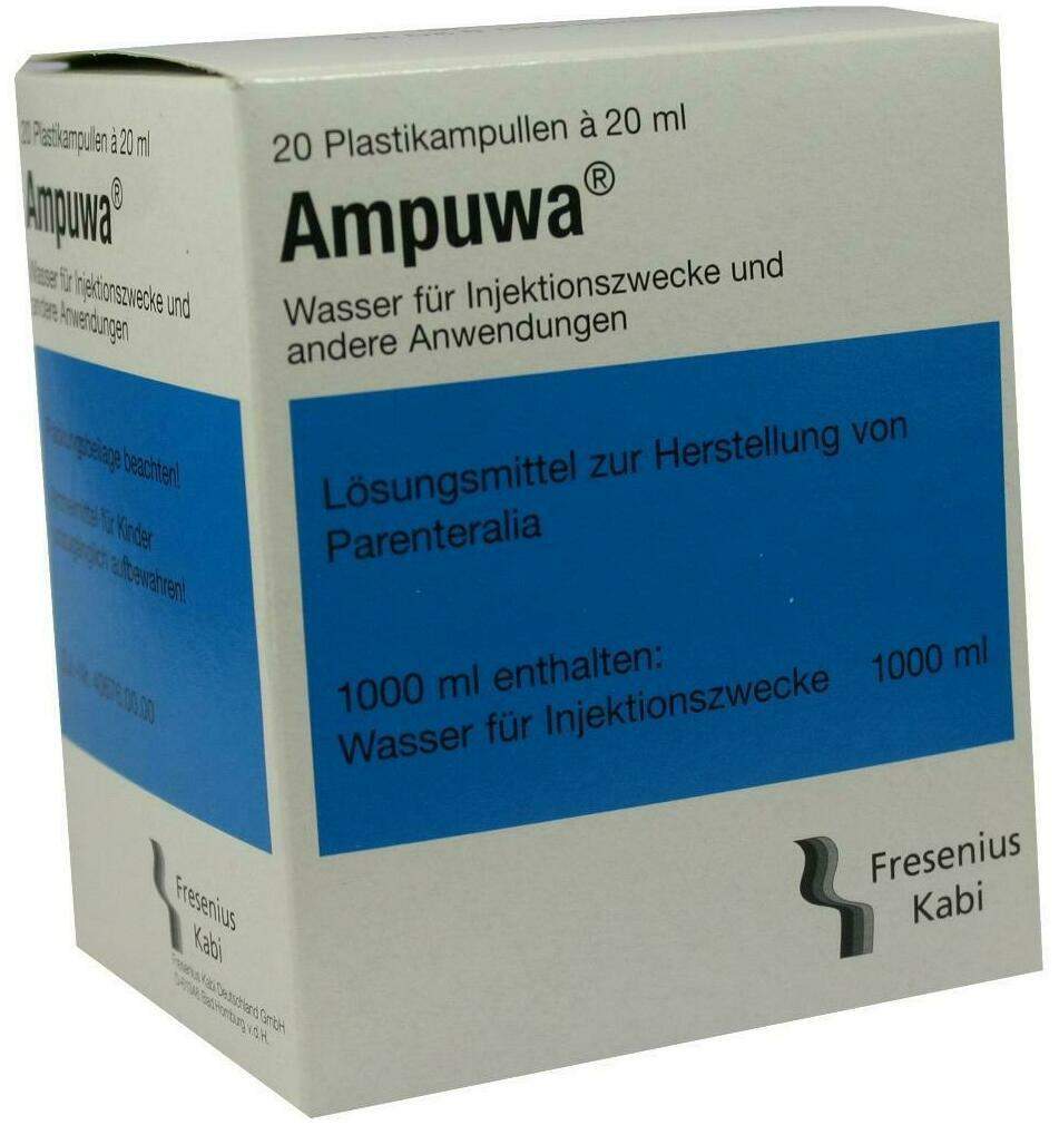 Ampuwa Plastikampullen Injektions-Infusionslösung 20x20 Ml...