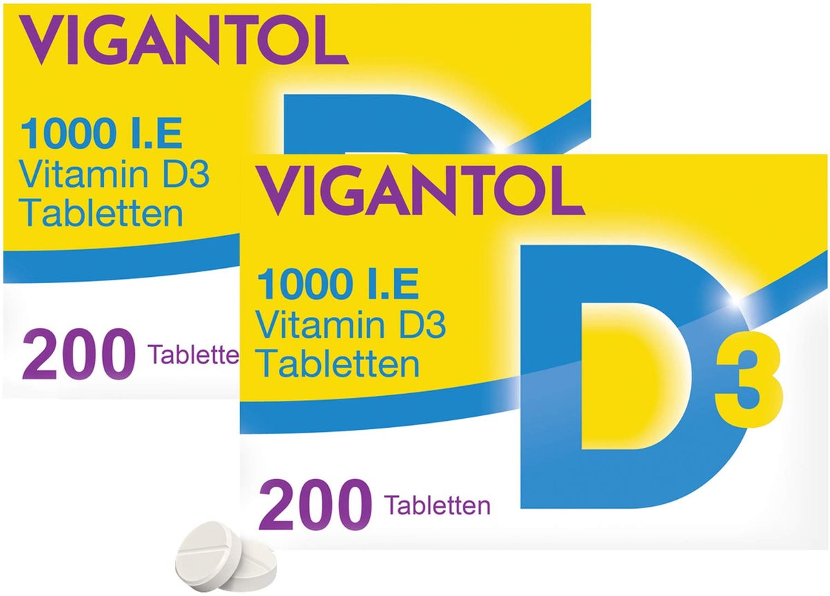 Vigantol 1.000 I.E. Vitamin D3 2 x 200 Tabletten