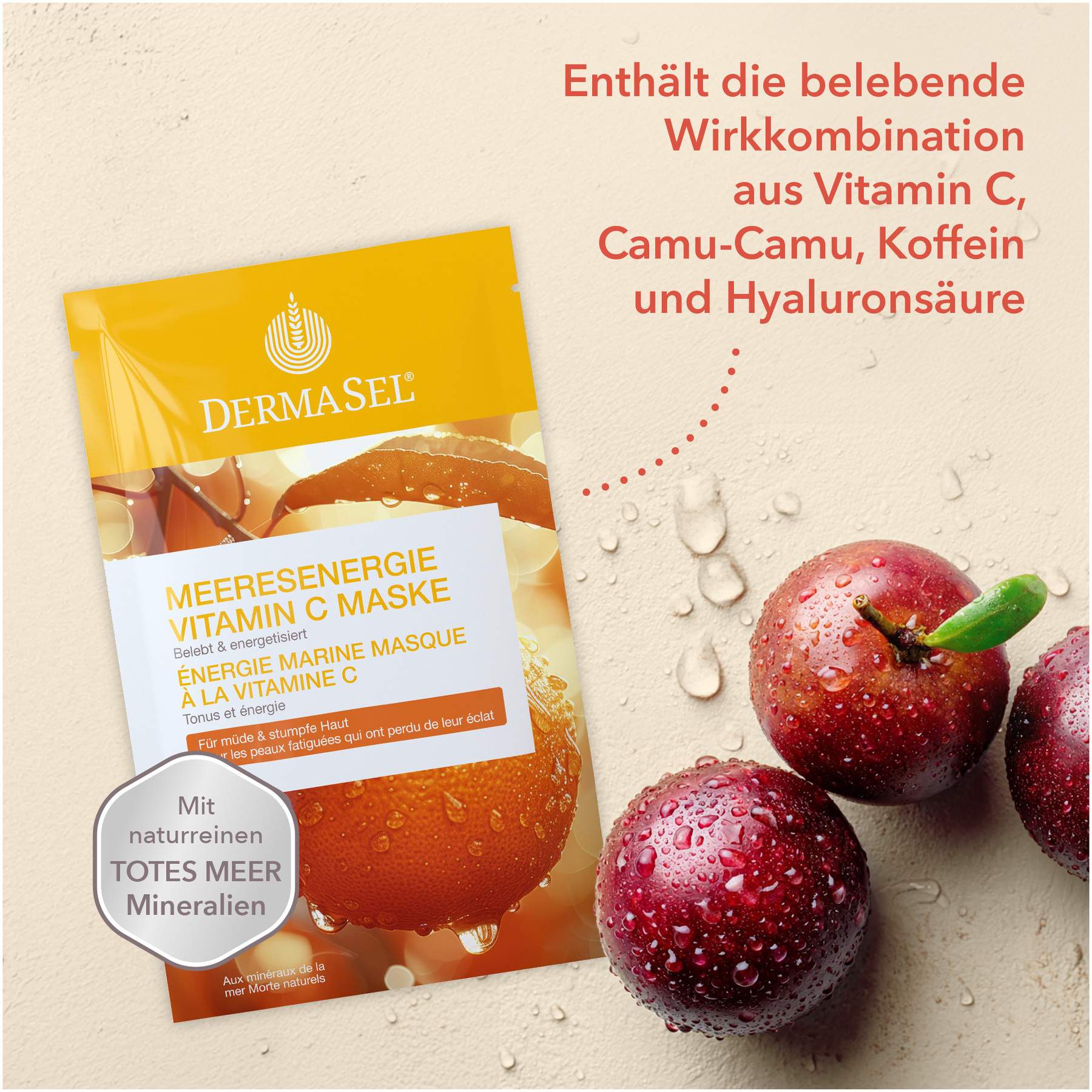 Dermasel Maske Meeresenergie Vitamin C 12 ml