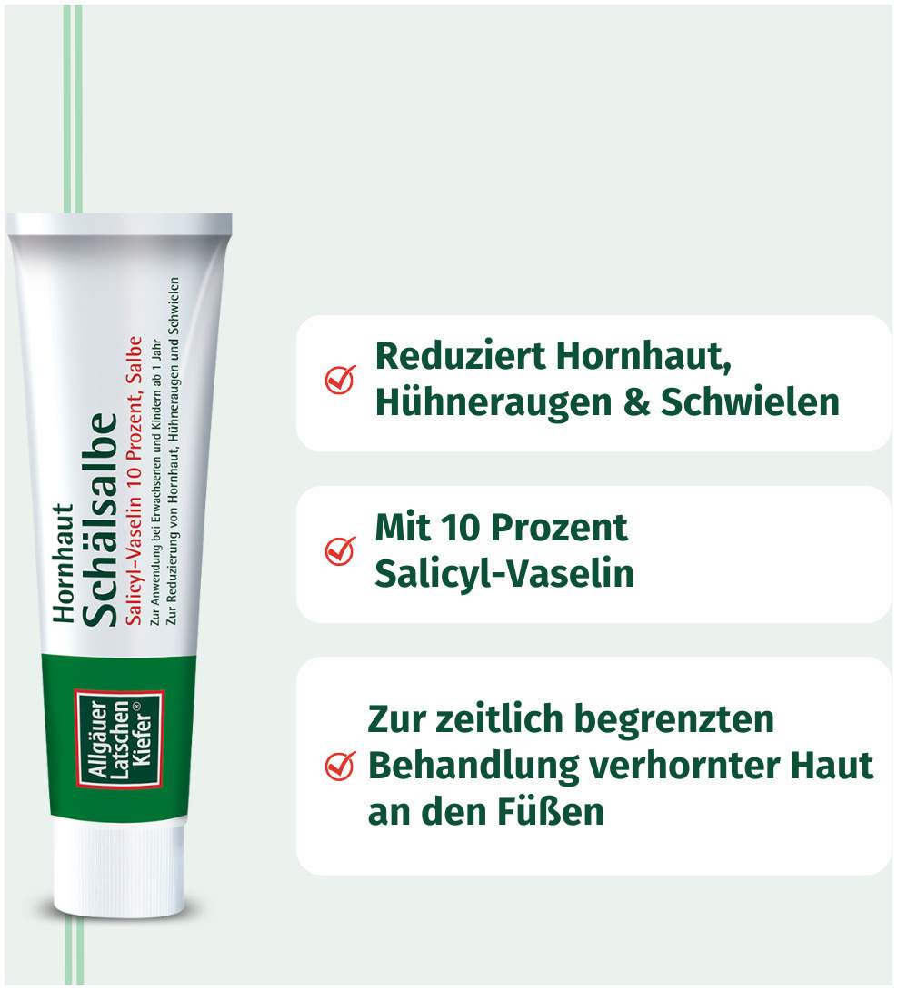 Allgäuer Latschenkiefer Hornhaut 50 G Schälsalbe