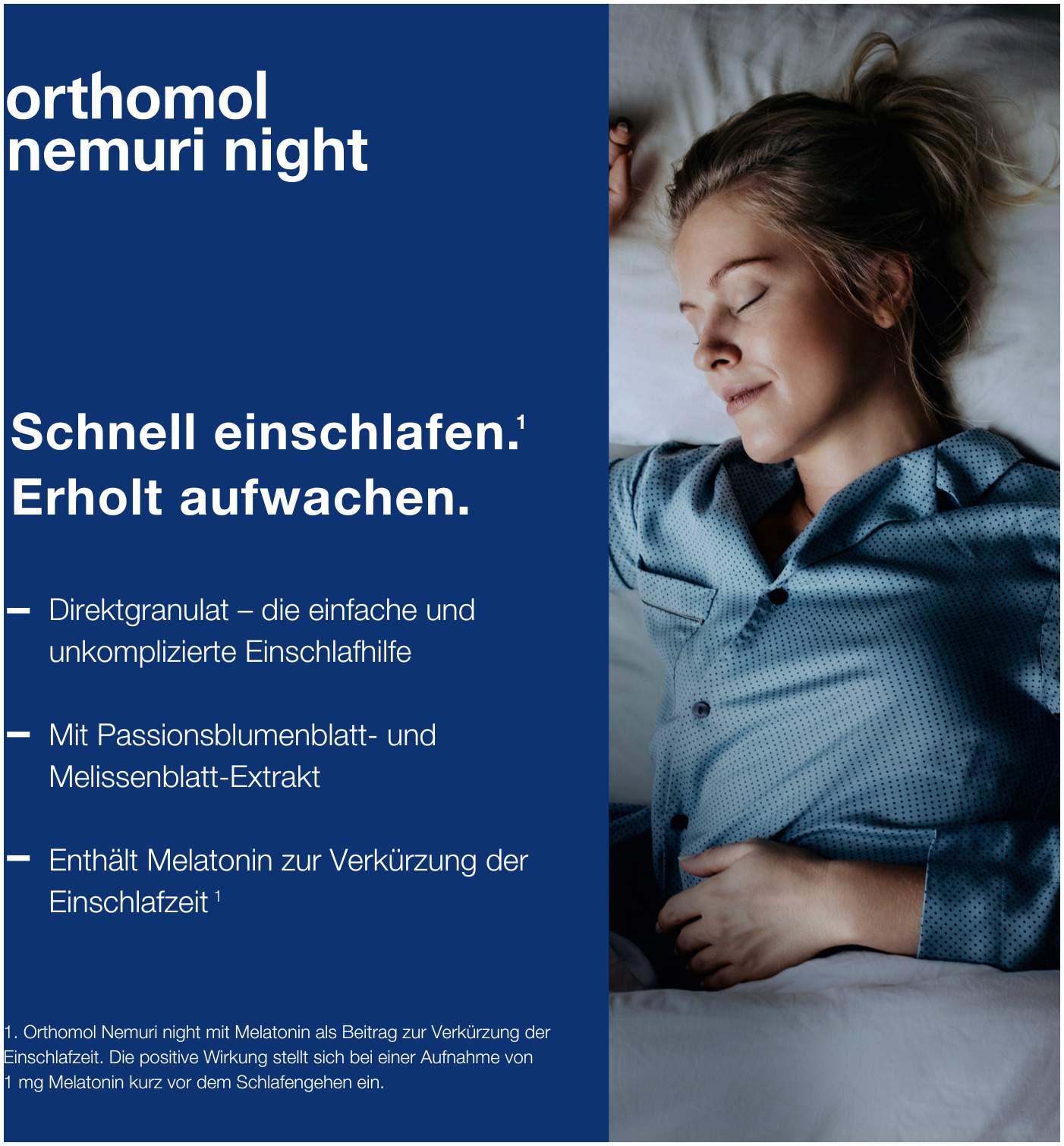 Orthomol nemuri night Direktgranulat 30 Beutel