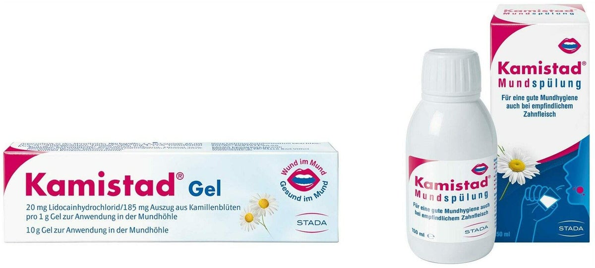 Kamistad Gel 10 g + Kamistad Mundspülung 150 ml