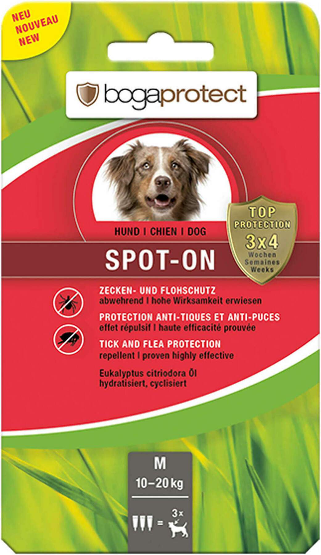 Bogaprotect Spot-On Hund M  3 X 2,2 ml