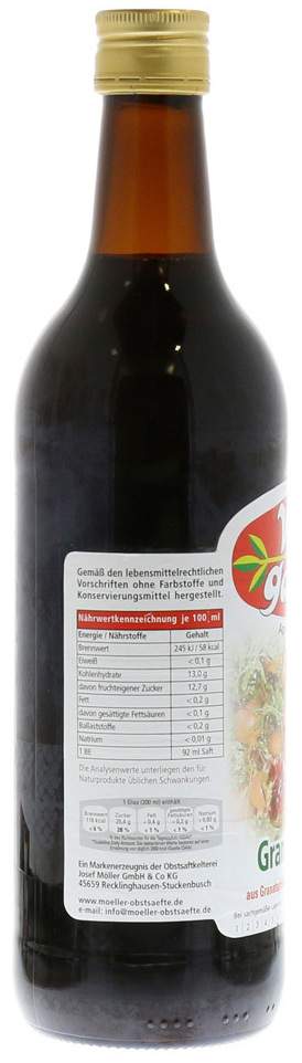 Vitagarten 750 ml Granatapfelsaft