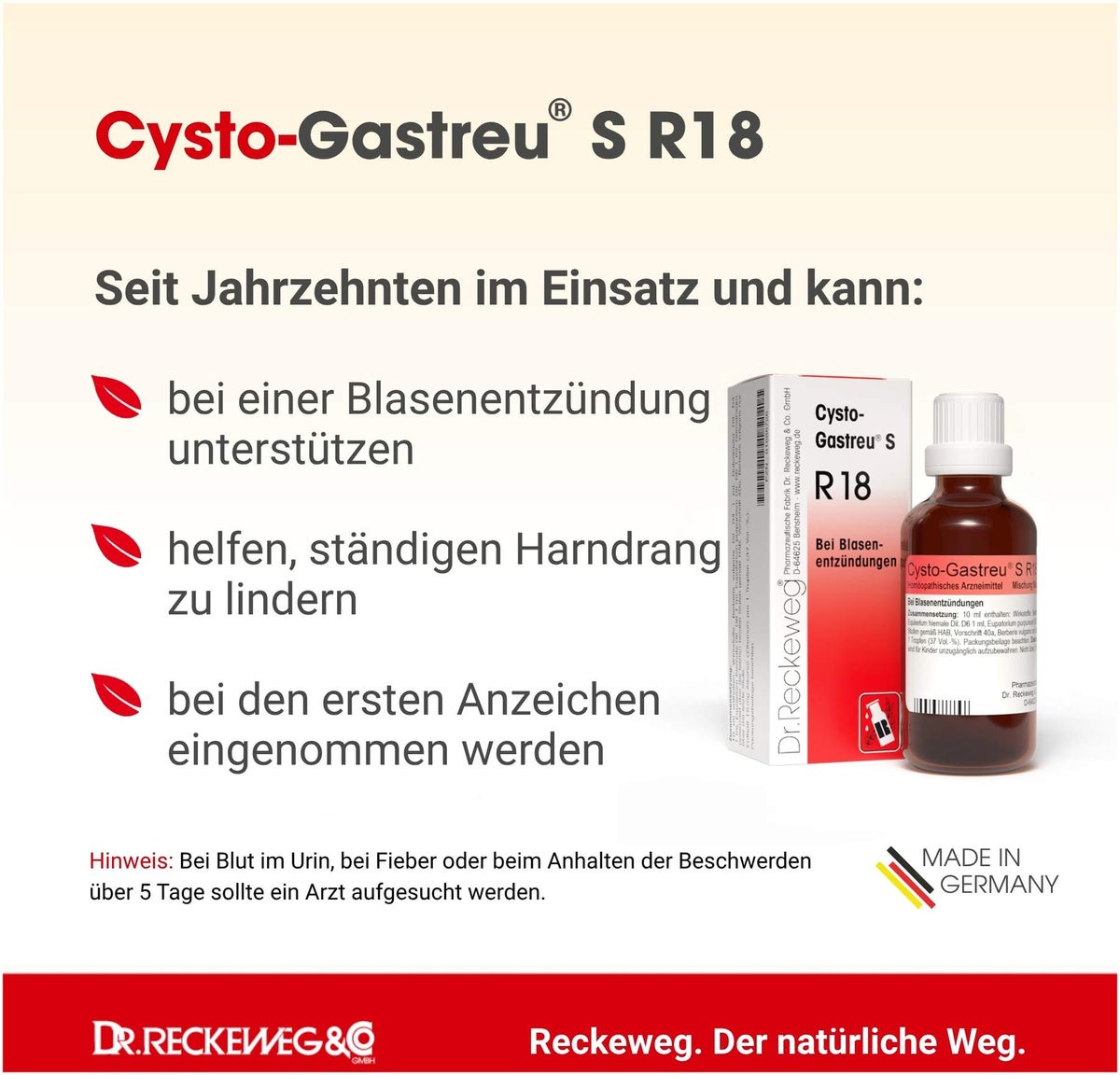 Cysto Gastreu S R 18 22 ml Tropfen