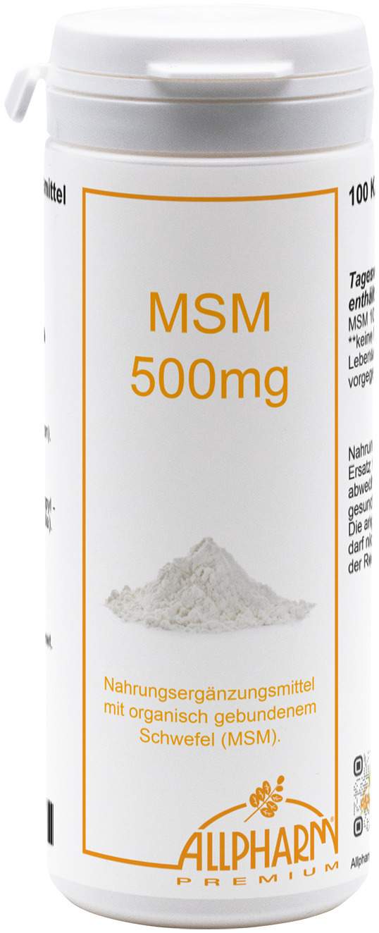Msm Kapseln 500 mg 100 Kapseln