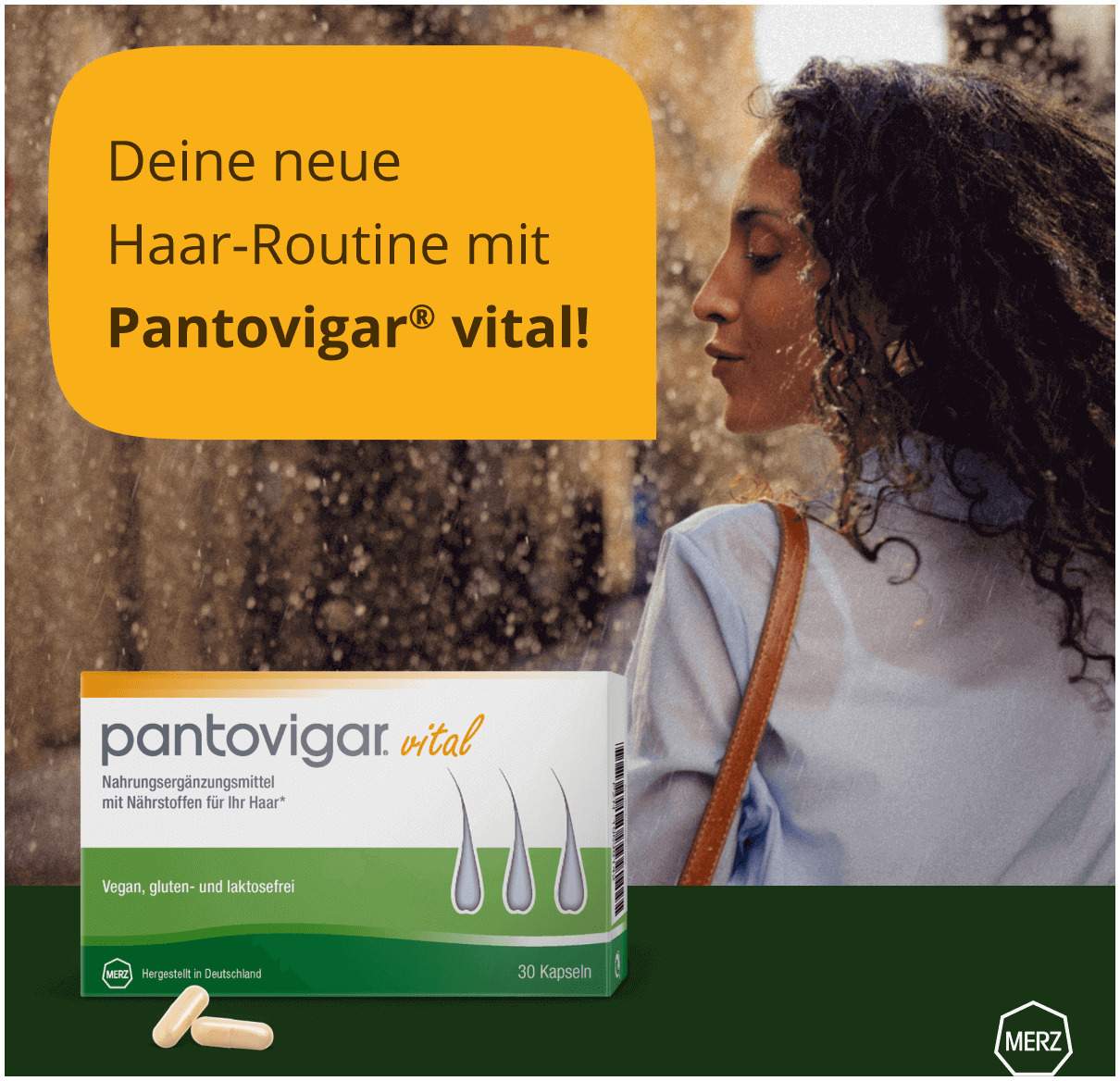 Pantovigar vital Kapseln mit Nährstoffen für die Haare 60 Kapseln
