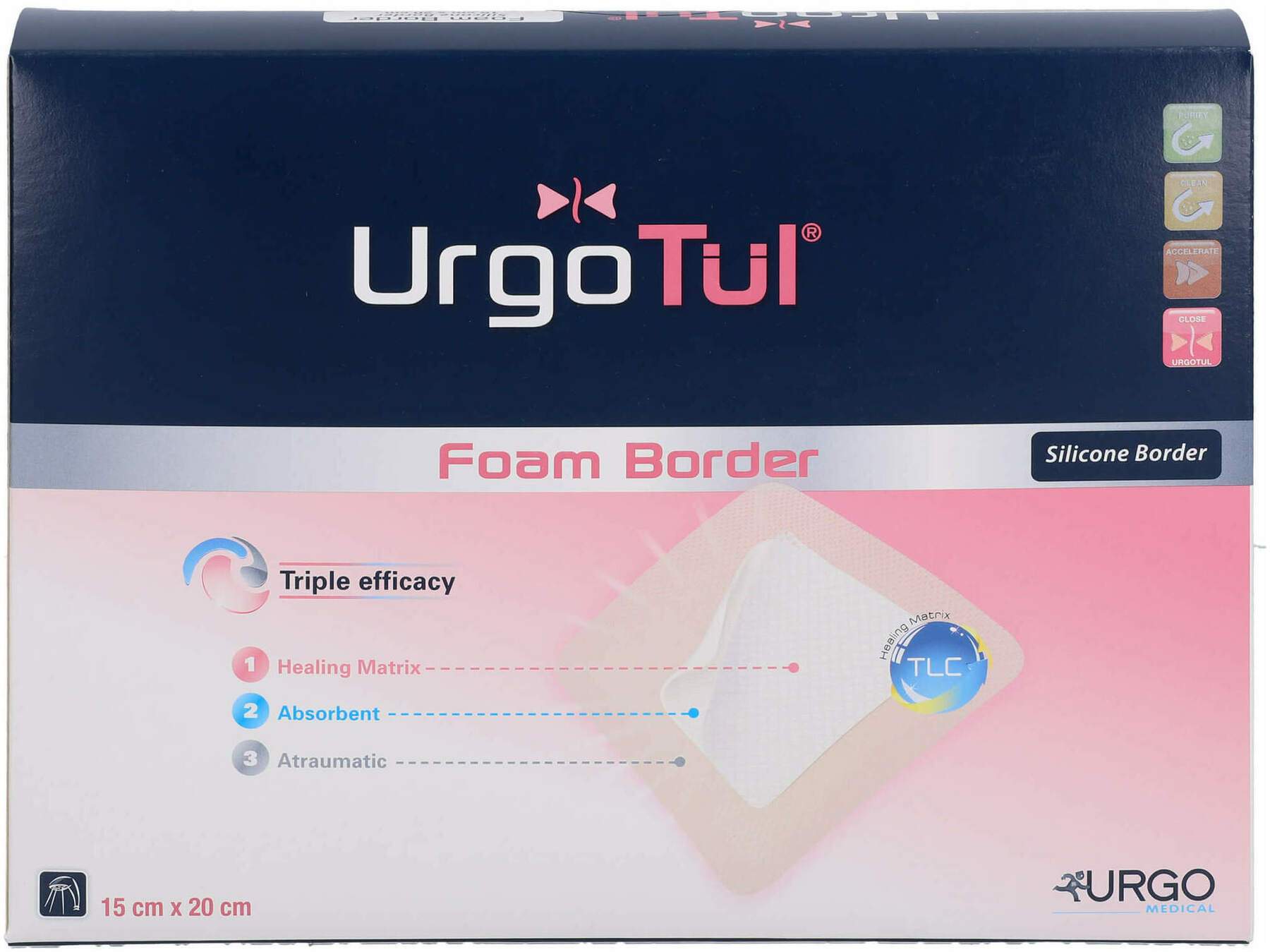Urgotül Foam Border 15x20 cm Verband