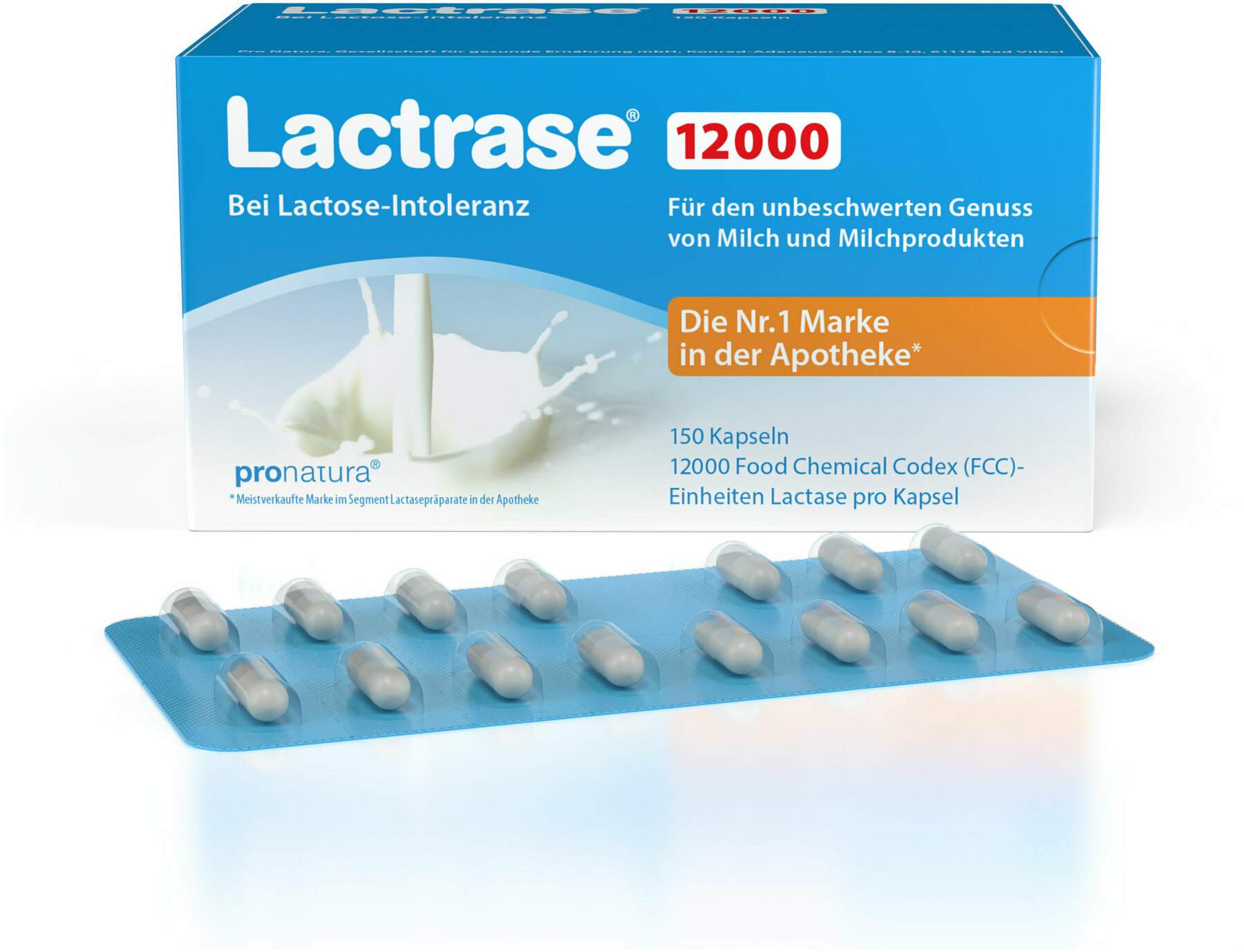 Lactrase 12.000 Fcc 150 Kapseln