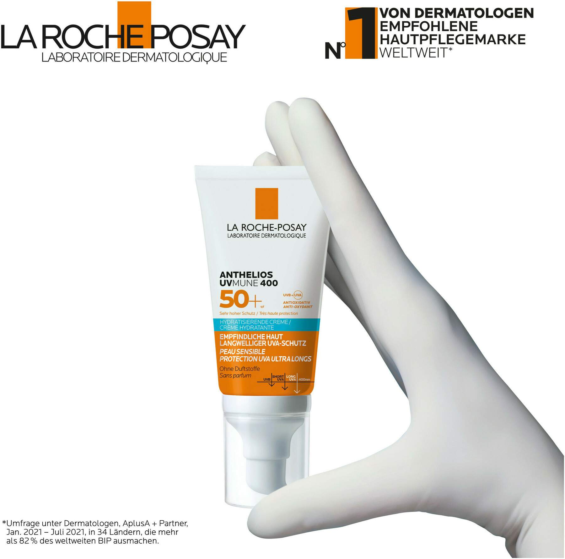 La Roche Posay Anthelios Hydratisierende Creme UVMune 400 LSF 50 + 50 ml
