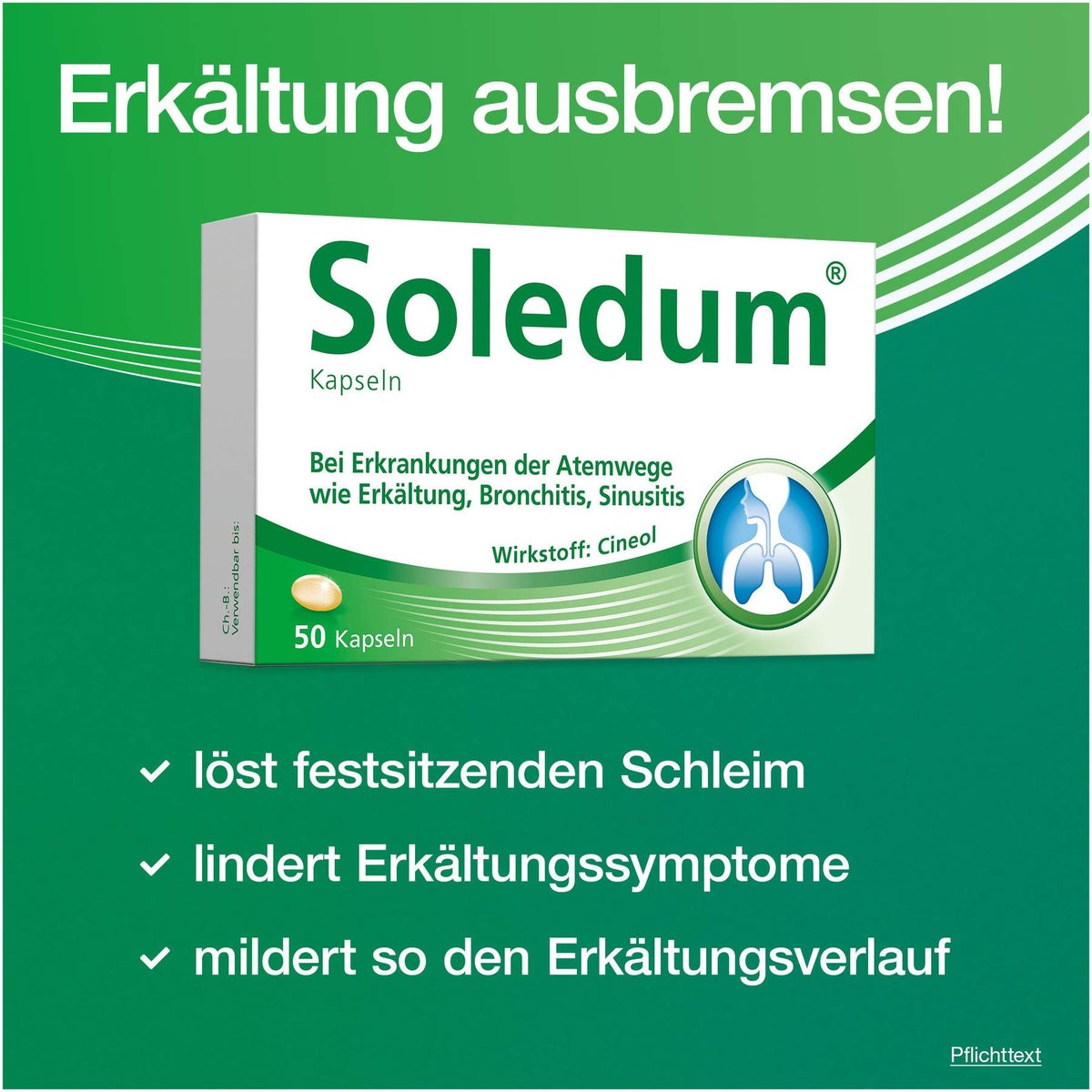 Soledum 50 magensaftresistente Kapseln