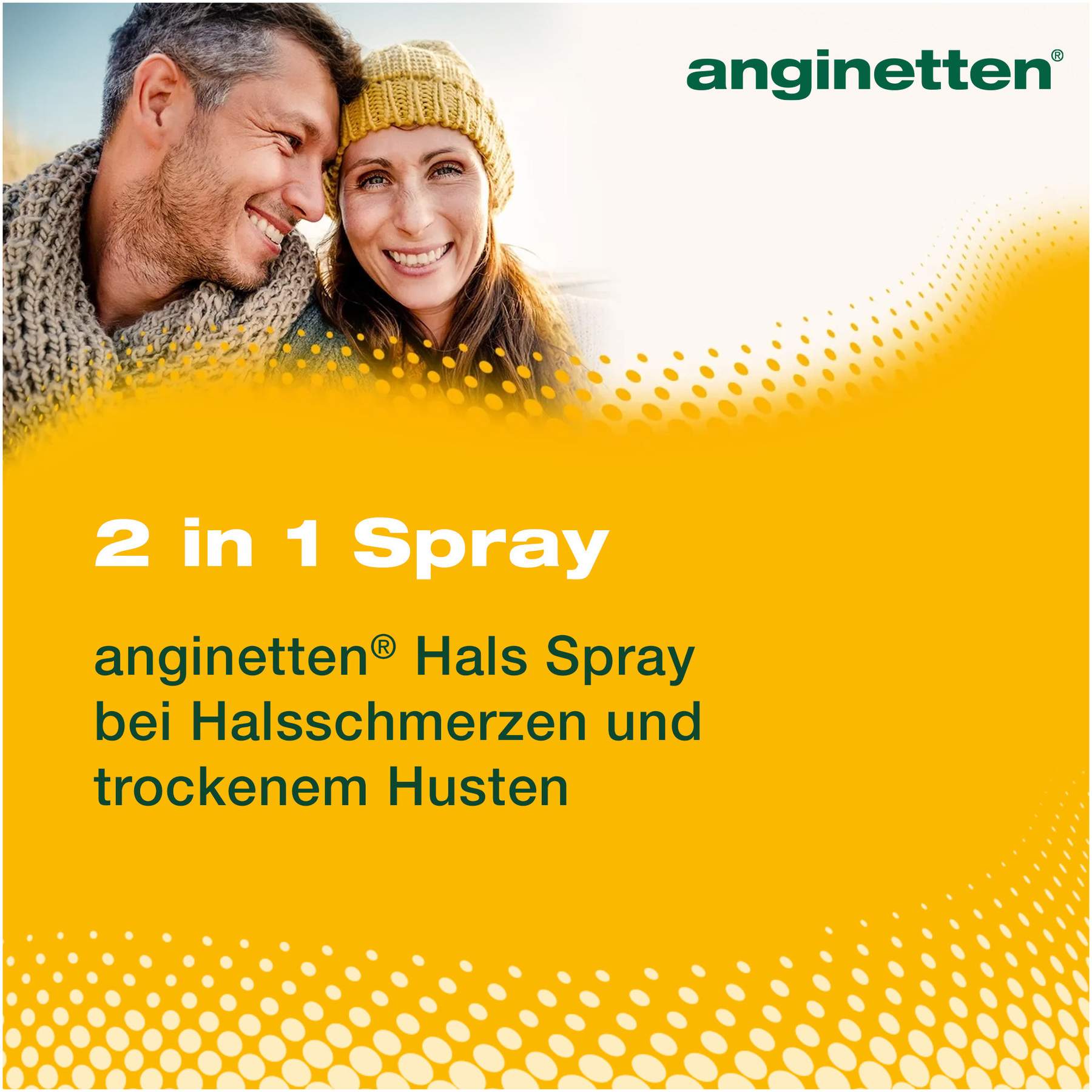 Anginetten Halsspray 2 in 1 Erwachsene 20 ml Spray