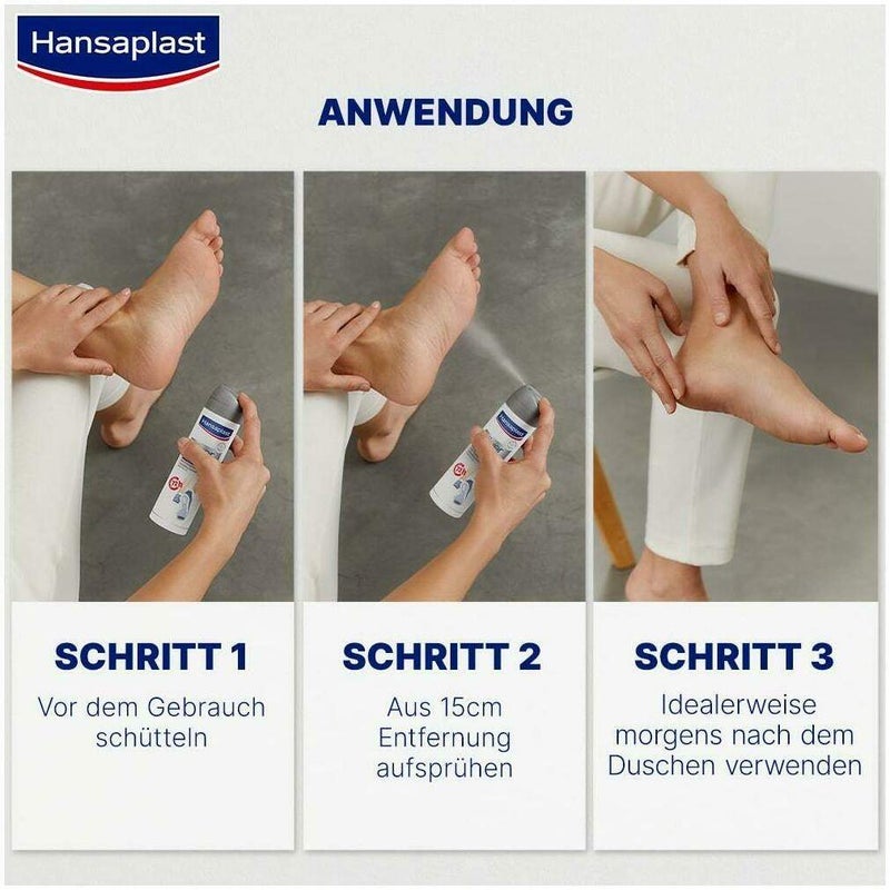 Hansaplast Silver active Fußspray 150 ml Spray