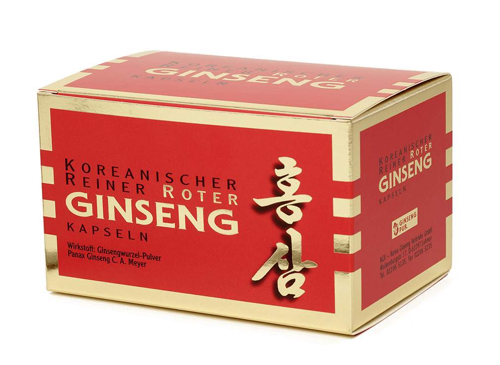 Roter Ginseng 200 Kapseln 300 mg