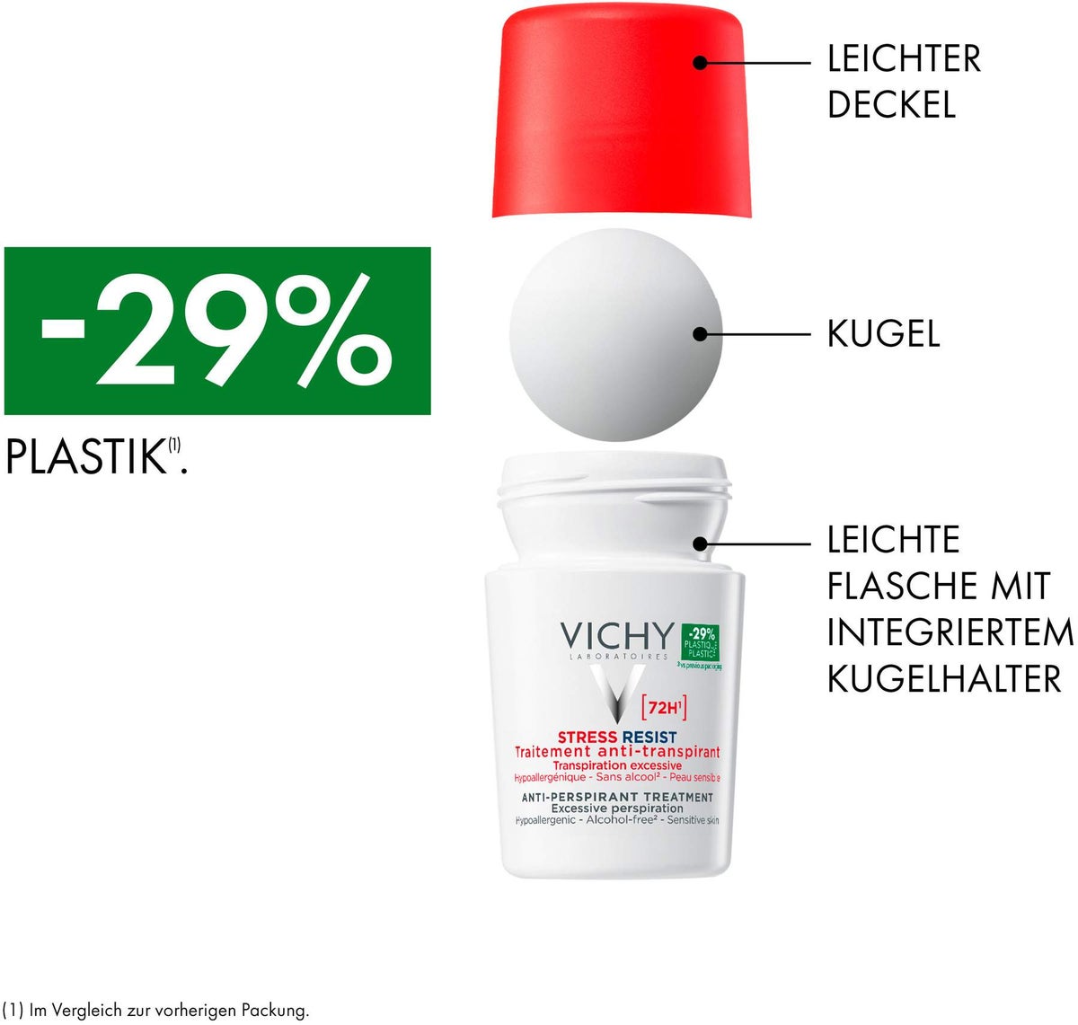 Vichy Deo Stress Resist 72 h 50 ml Stift