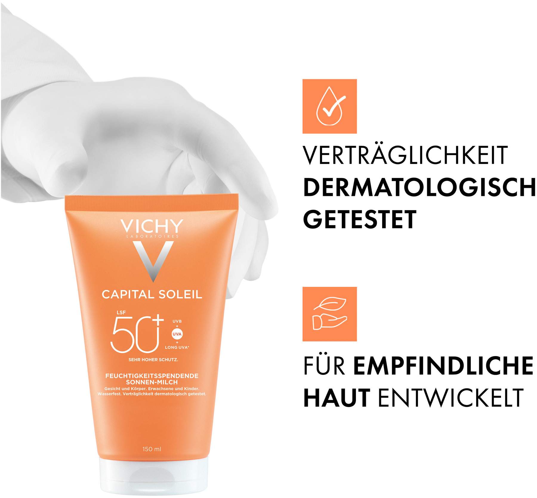 Vichy Capital Soleil Sonnenschutz-Milch LSF 50+ 150 ml