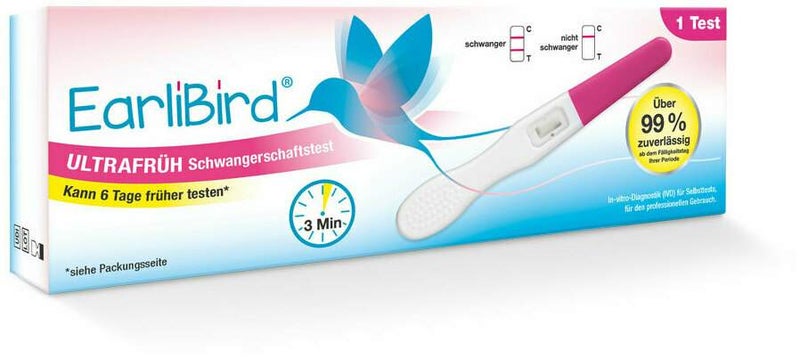 EarliBird Ultrafrüh Schwangerschaftstest 1 Stück