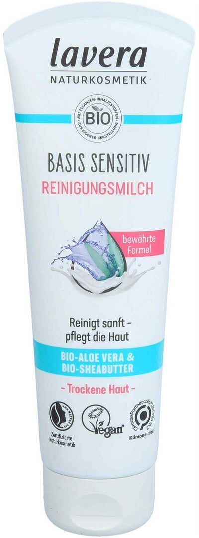 Lavera Basis Sensitiv Reinigungsmilch 125 ml