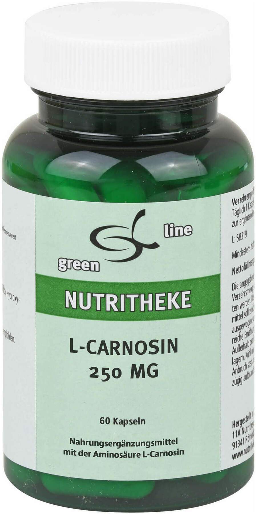 L-Carnosin 250 mg Kapseln