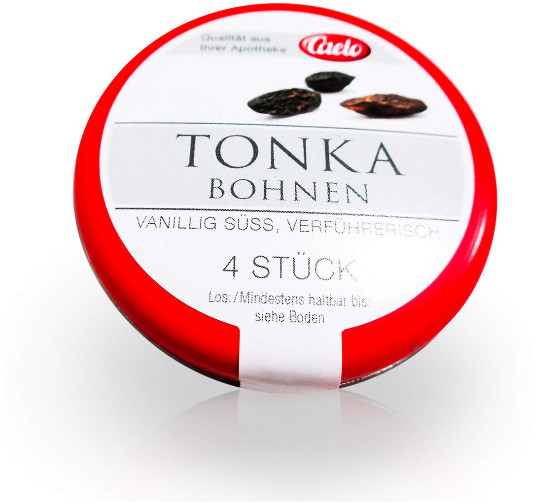 Tonkabohnen Ganz Caelo Hv Packung Blechdose 4 Stück