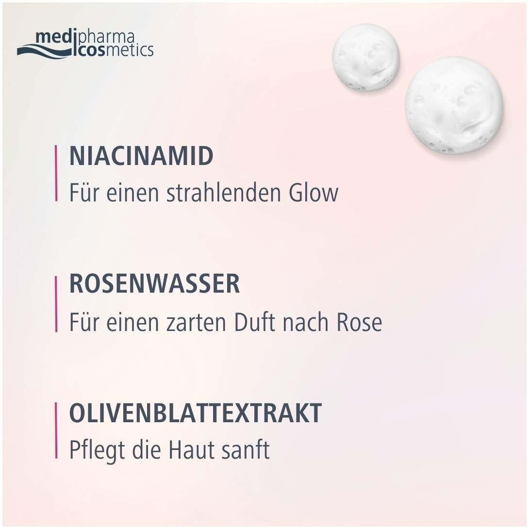Medipharma Cosmetics Oliven Reinigungsmousse Rose 150 ml